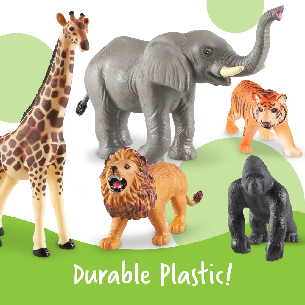 Jumbo Jungle Animals, Preschool Learning Toy, Gifts for Boys Girls, Ages 18 Months +