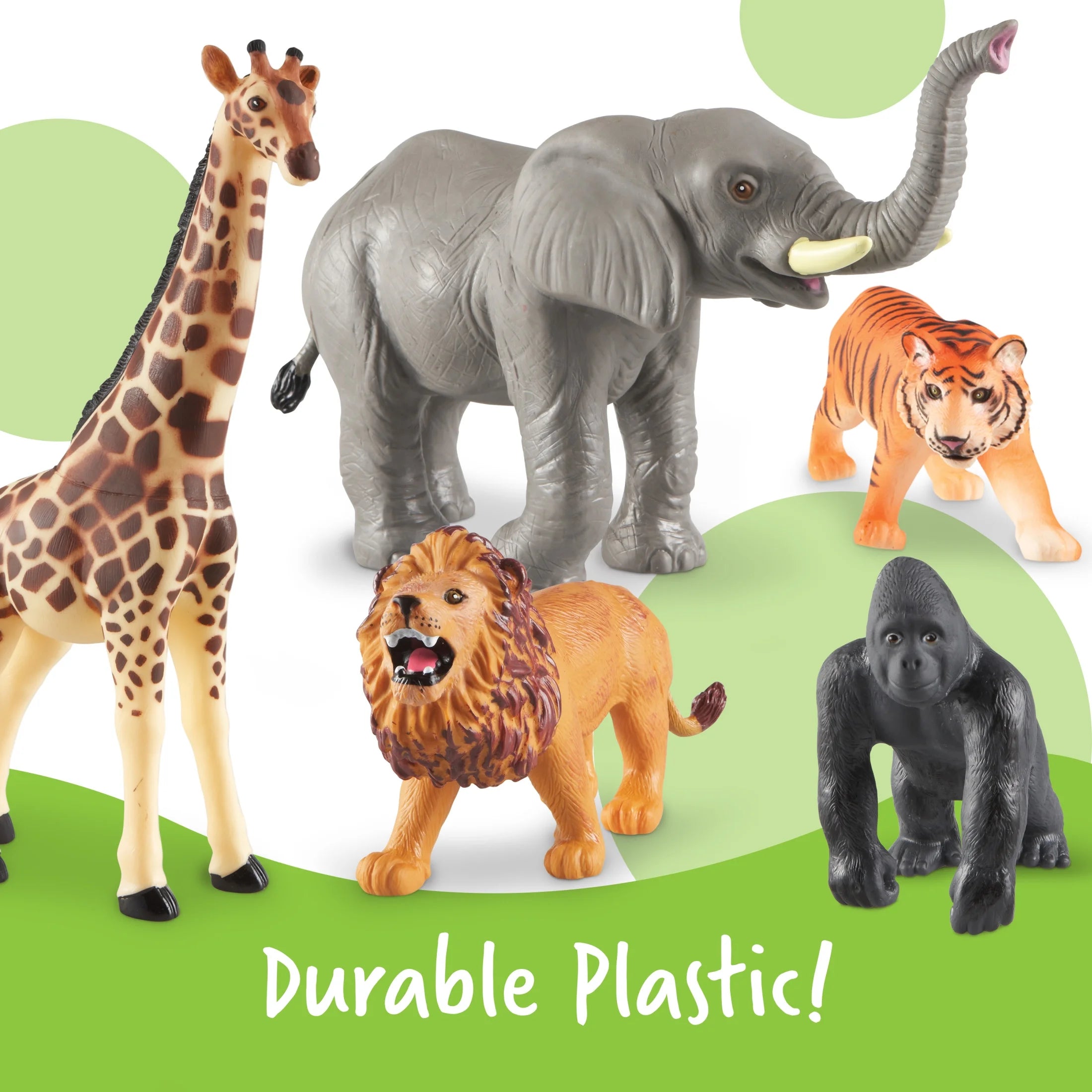 Jumbo Jungle Animals, Preschool Learning Toy, Gifts for Boys Girls, Ages 18 Months +