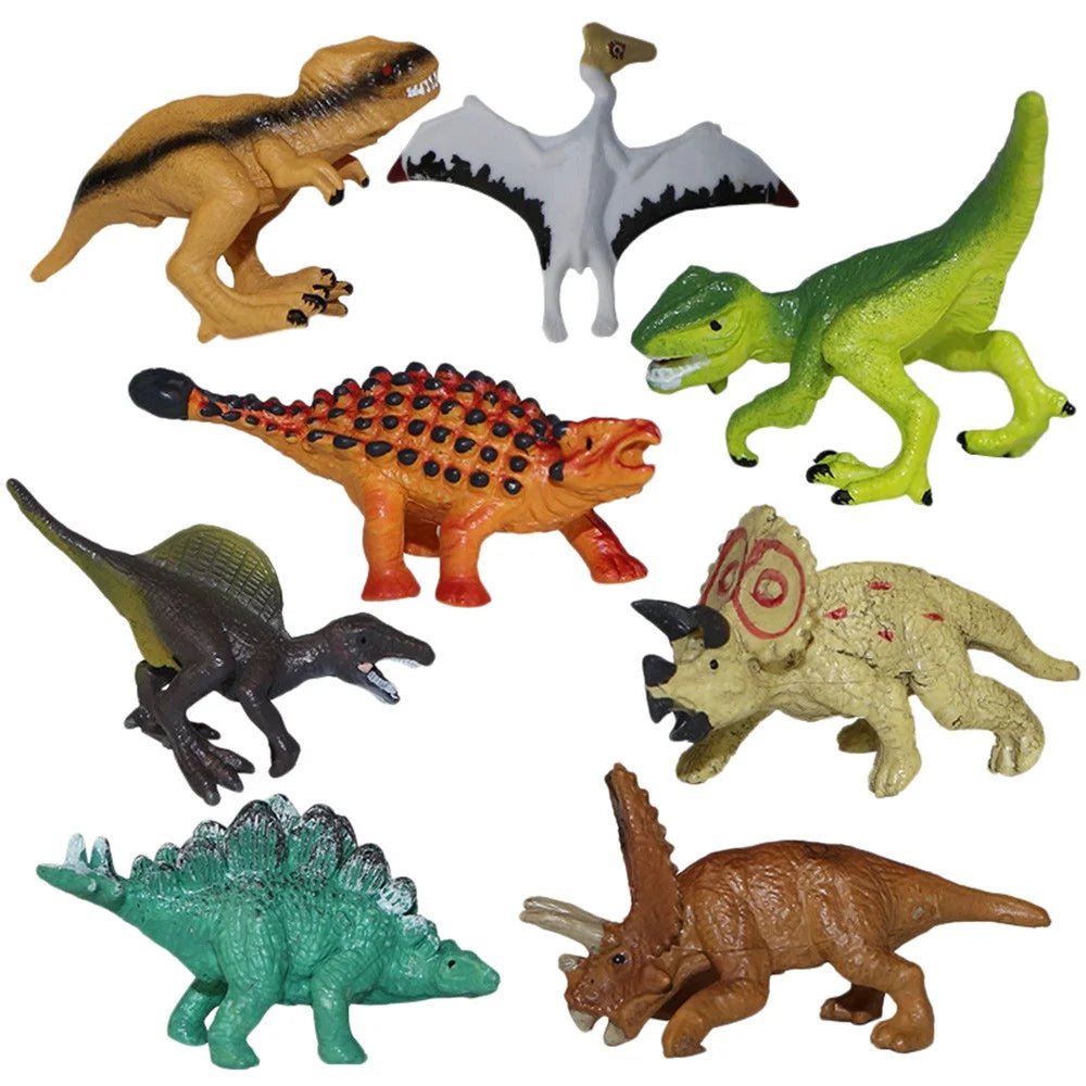 Dinosaur Toys for Kids - 8 Toy Dinosaurs Figures - Interactive Perfect for Kids Dinosaurs Educational Toys for 3 4 5 6 Years Old Boys Girls
